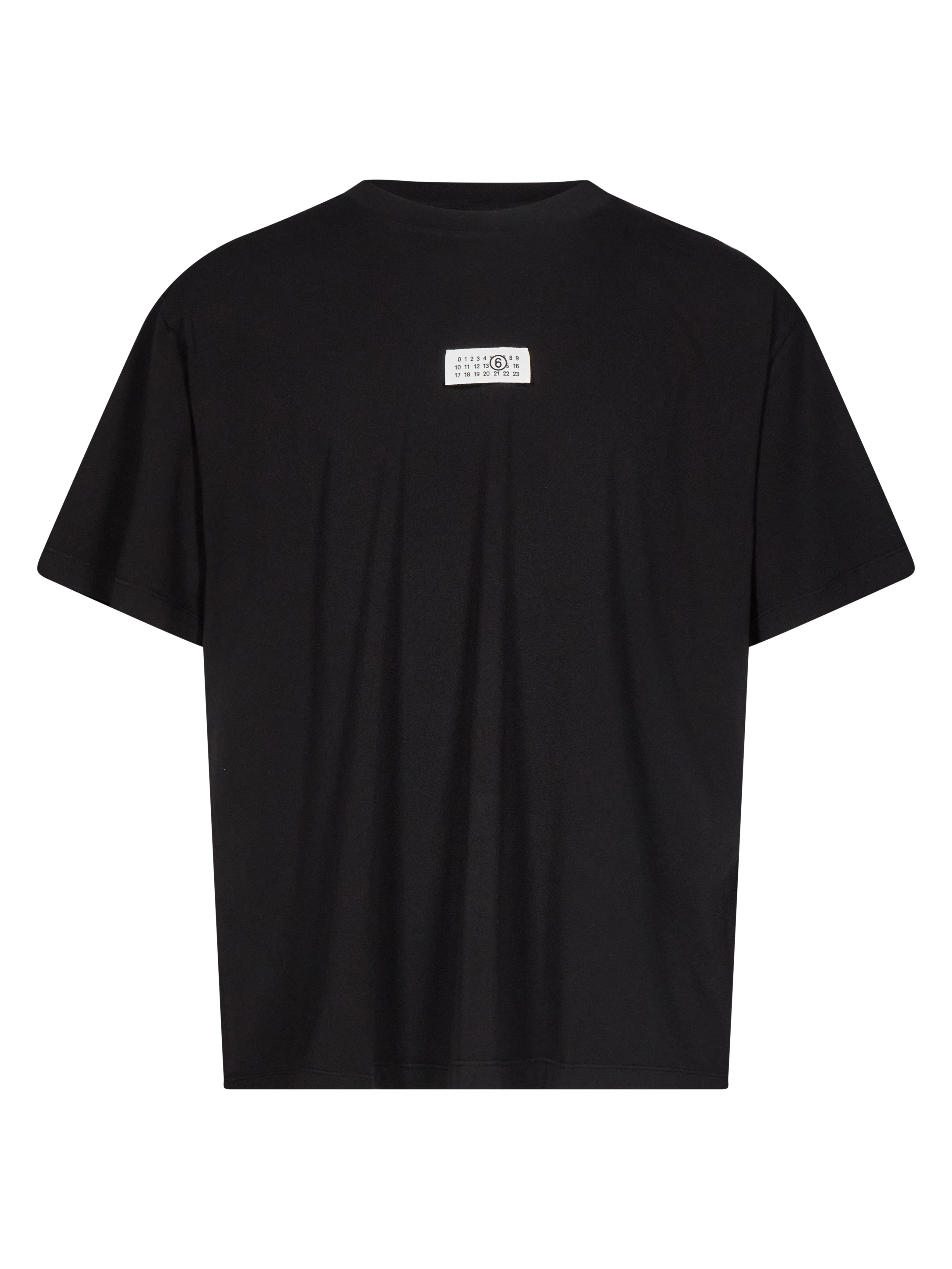 T-shirt con logo in nero 