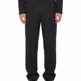 Pantaloni con coulisse in nero 
