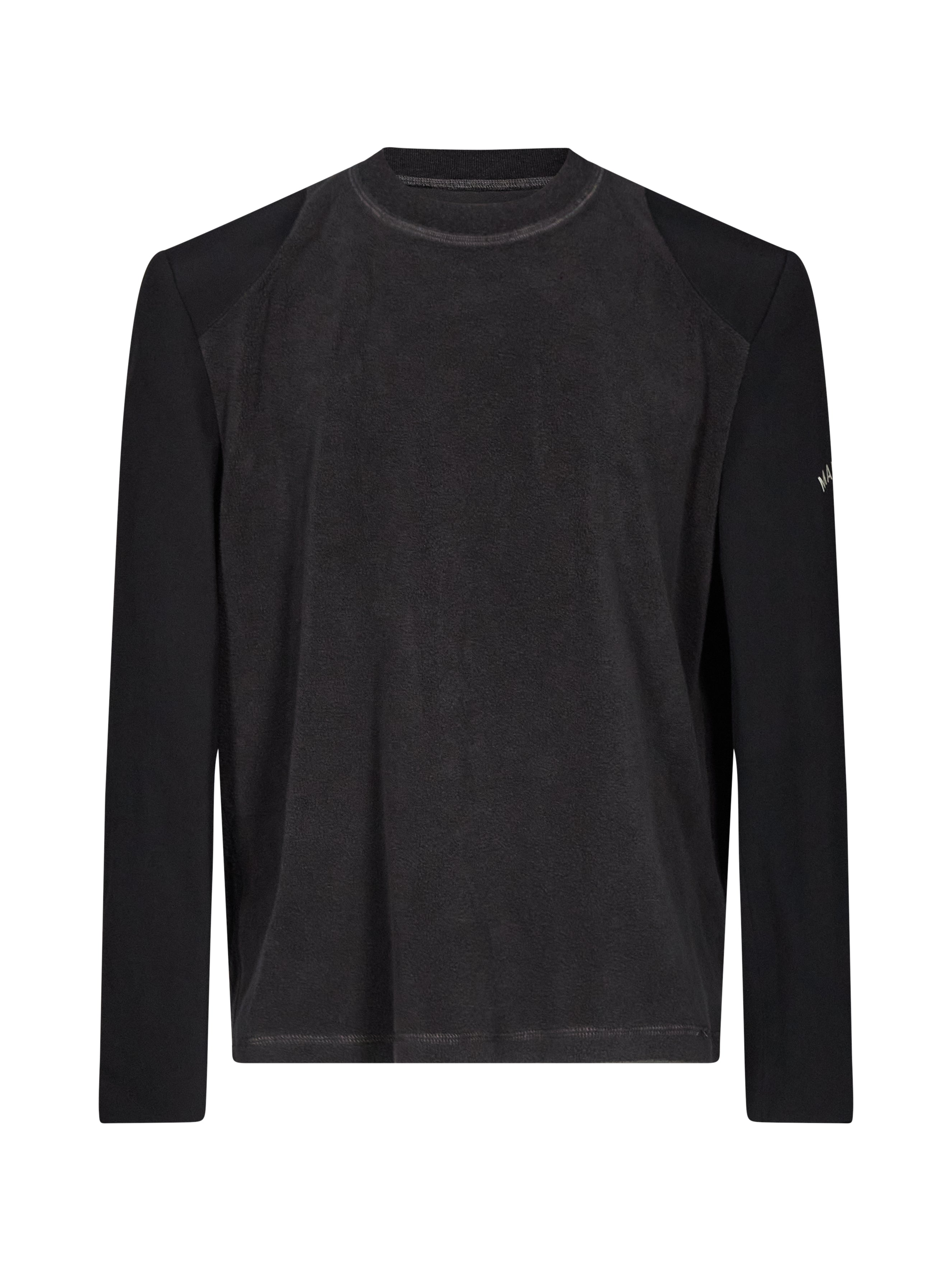Maglia a maniche lunghe in nero 
