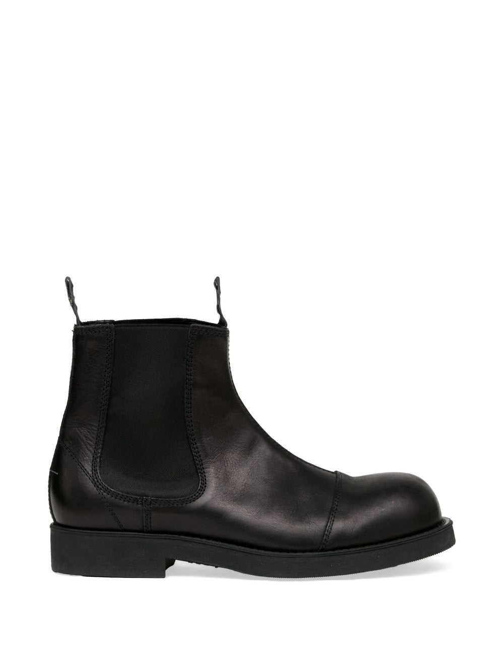 Stivaletti Chelsea Biker in nero 