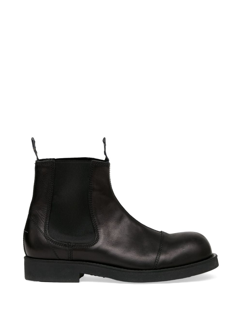Stivaletti Chelsea Biker in nero 
