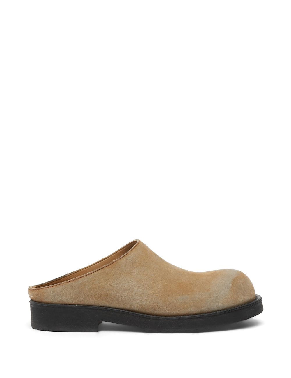 Mules Biker in suede beige 