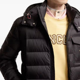 Giacca con cappuccio verith in nero 