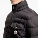 Giacca con cappuccio verith in nero 