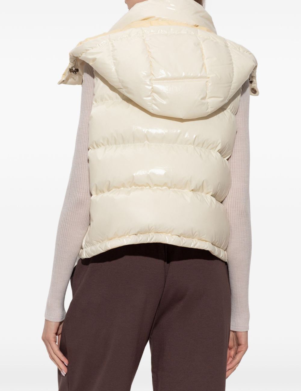 Gilet imbottito Niverolle in avorio 