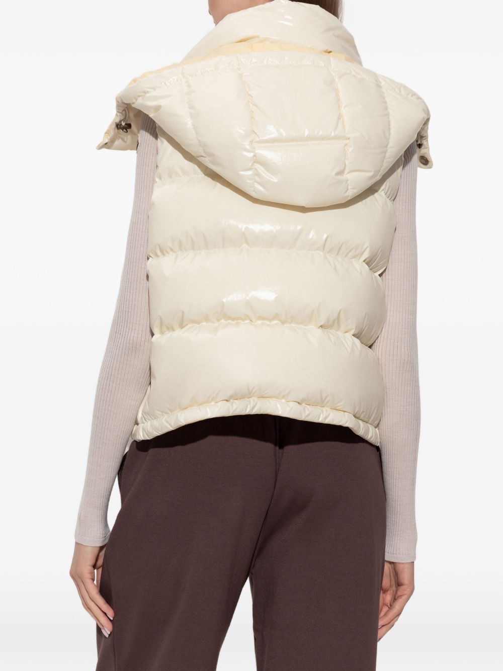 Gilet imbottito Niverolle in avorio 