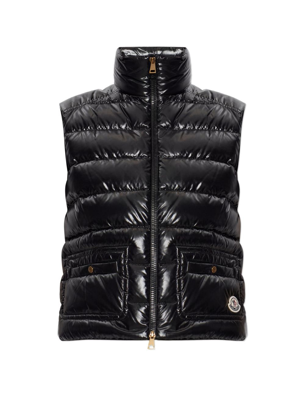 Gilet imbottito trapuntato Frelon in nero 