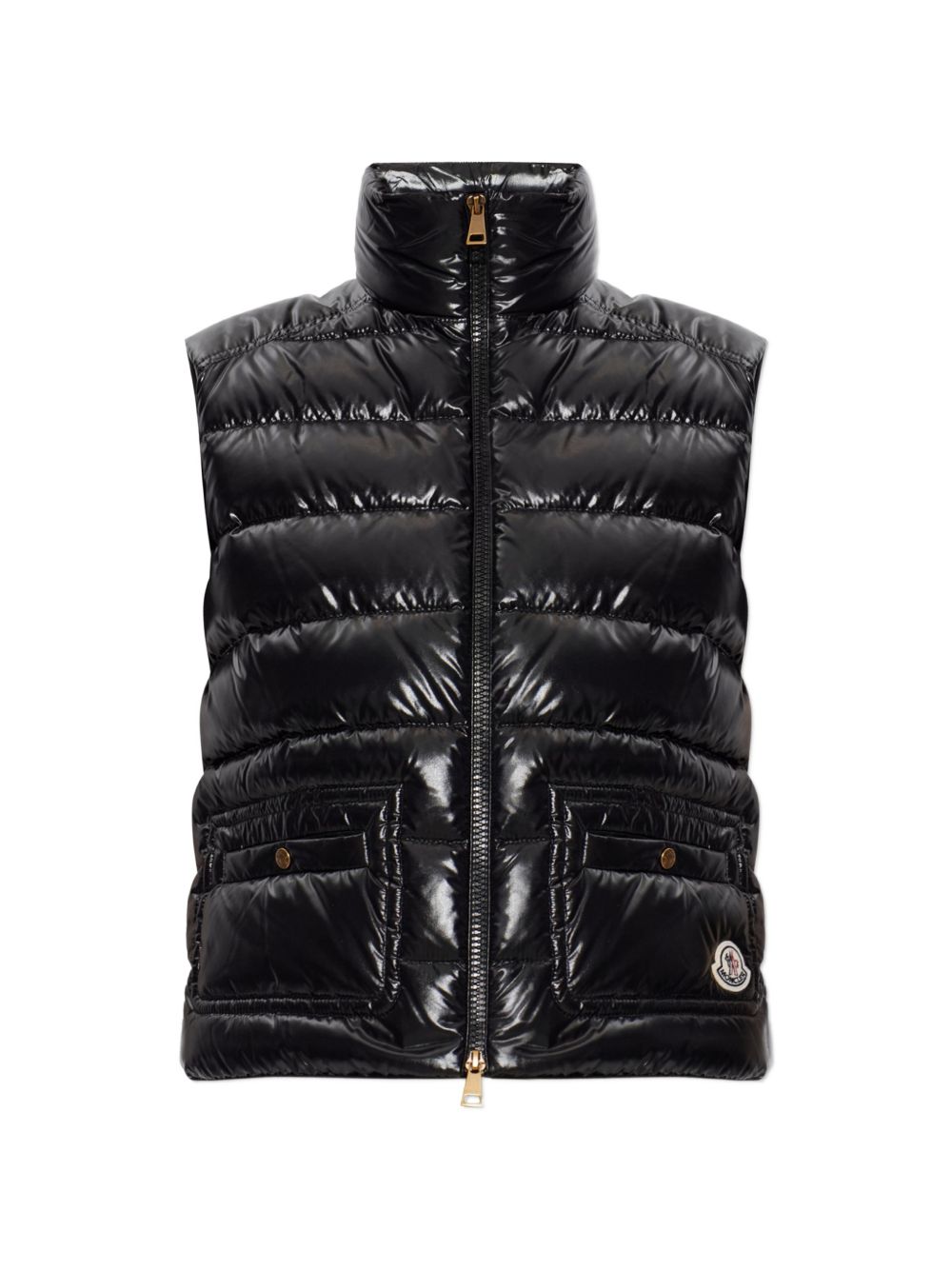 Gilet imbottito trapuntato Frelon in nero 