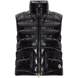 Gilet imbottito trapuntato Frelon in nero 
