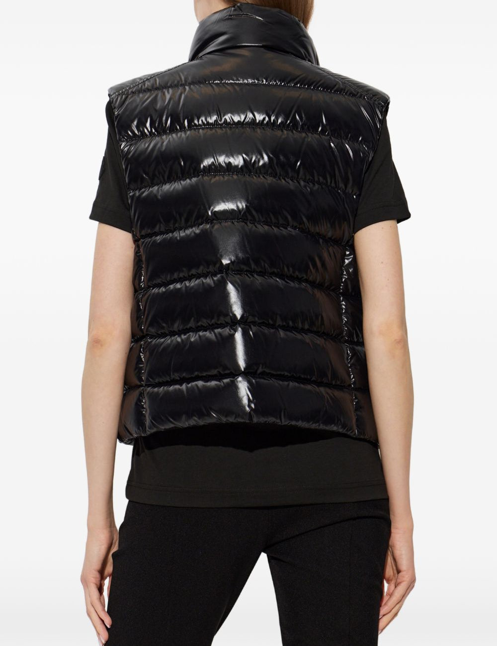 Gilet imbottito trapuntato Frelon in nero 