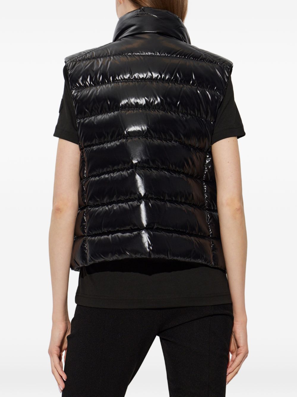 Gilet imbottito trapuntato Frelon in nero 