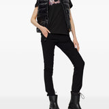 Gilet imbottito trapuntato Frelon in nero 