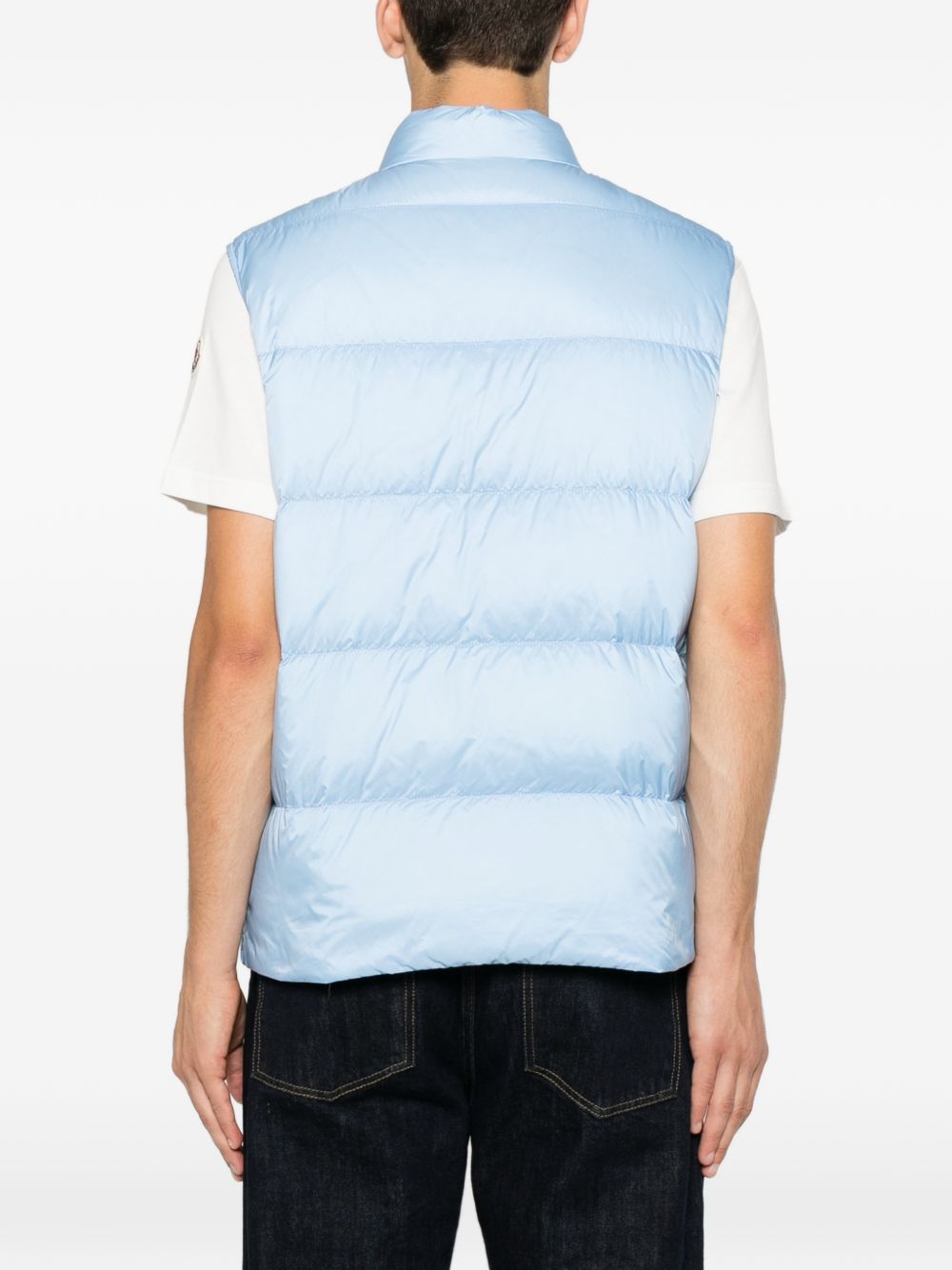 Gilet imbottito Tuquerouye in celeste 