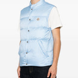 Gilet imbottito Tuquerouye in celeste 