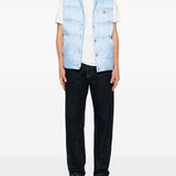Gilet imbottito Tuquerouye in celeste 