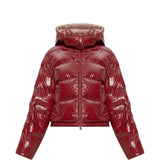 Giacca con cappuccio Niveole in rosso 