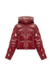 Niveole hooded jacket in red