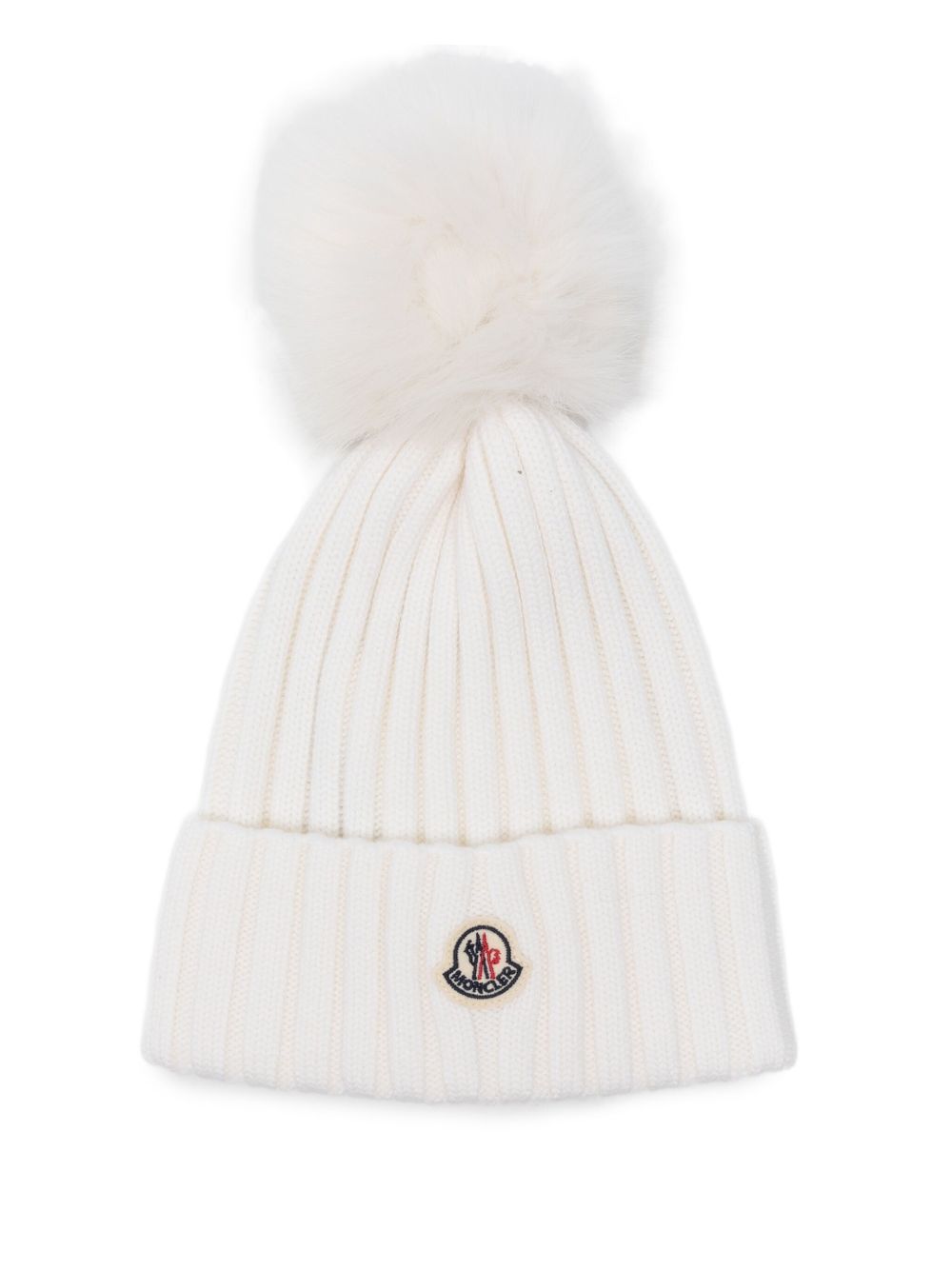 Cappello con logo in bianco 