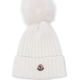 Cappello con logo in bianco 