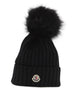 Cappello con logo in nero
