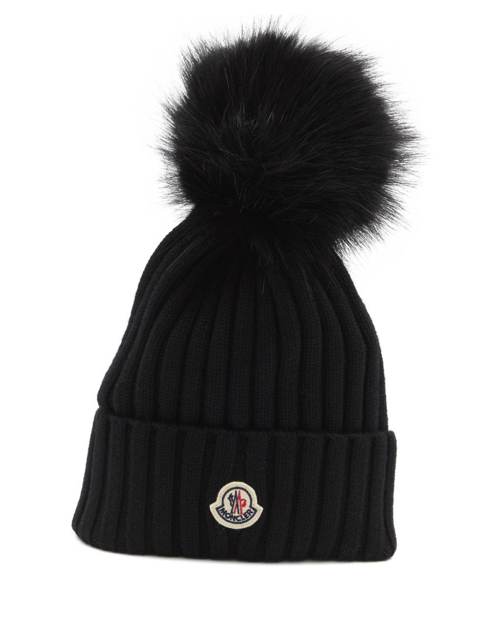 Cappello con logo in nero 