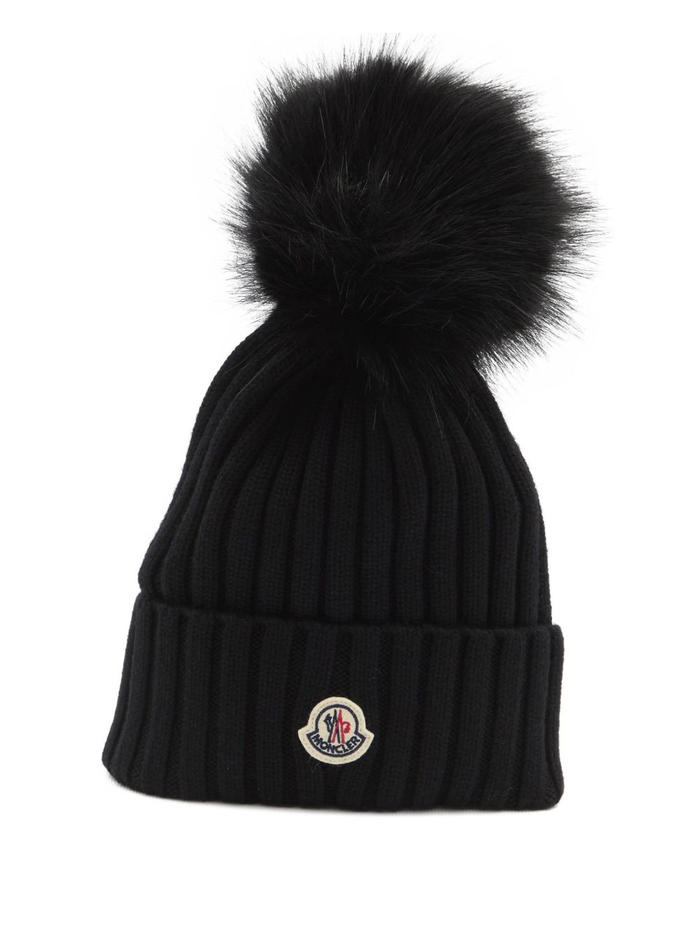 Cappello con logo in nero 