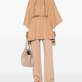 Mantella imbottita in beige 