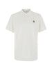 White polo shirt with logo