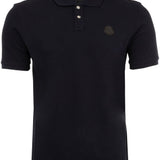Polo con applicazione in blu Moncler - uomo 