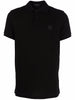 Polo shirt with logo in black