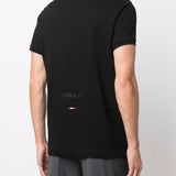 Polo con logo in nero 