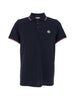 Polo shirt with logo in blue