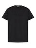 T-shirt con logo in nero Moncler - donna