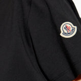T-shirt con logo in nero Moncler - donna 