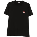 T-shirt a maniche corte con logo in nero 