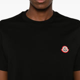 T-shirt a maniche corte con logo in nero 
