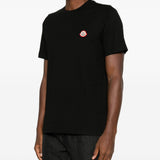 T-shirt a maniche corte con logo in nero 