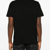 T-shirt a maniche corte con logo in nero 