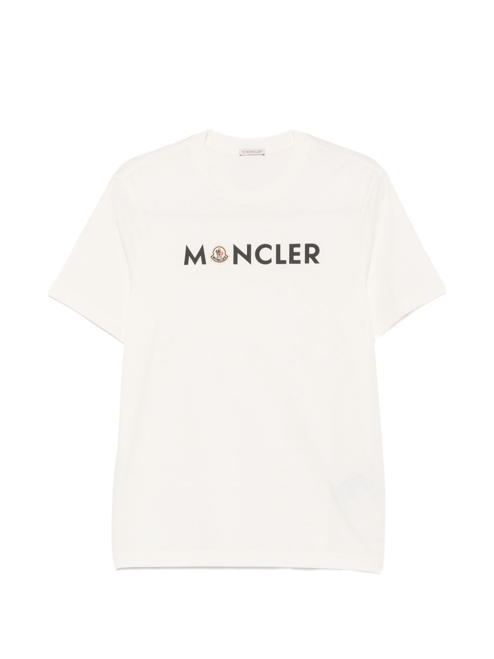 T-shirt con logo in bianco 