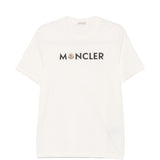 T-shirt con logo in bianco 
