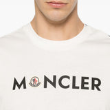 T-shirt con logo in bianco 