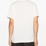 T-shirt con logo in bianco 