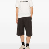 T-shirt con logo in bianco 