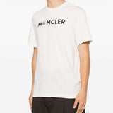 T-shirt con logo in bianco 