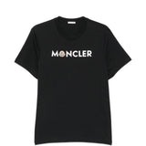 T-shirt con logo in blu 