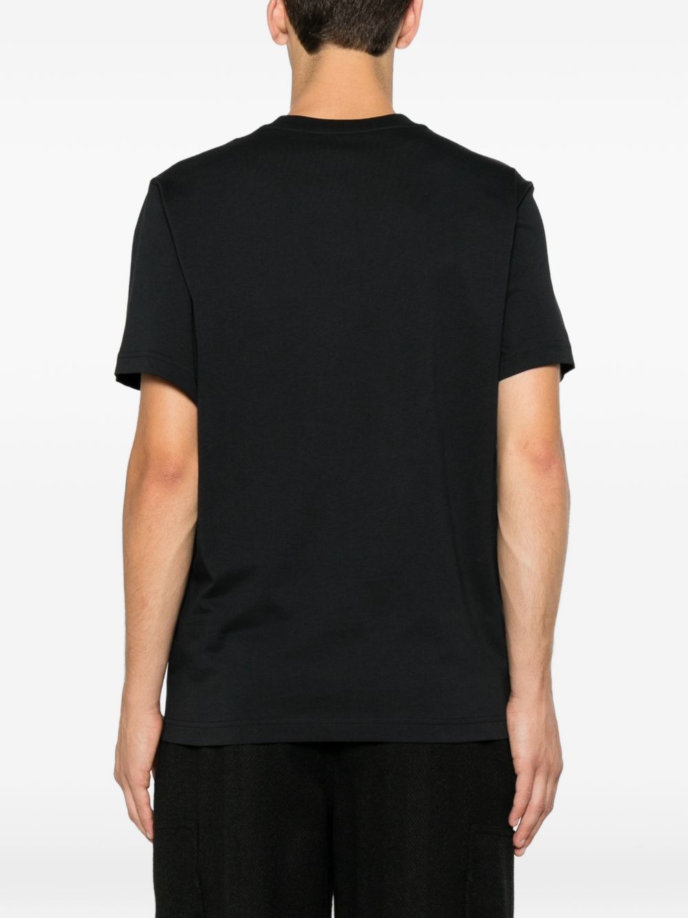 T-shirt con logo in blu 