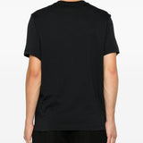 T-shirt con logo in blu 