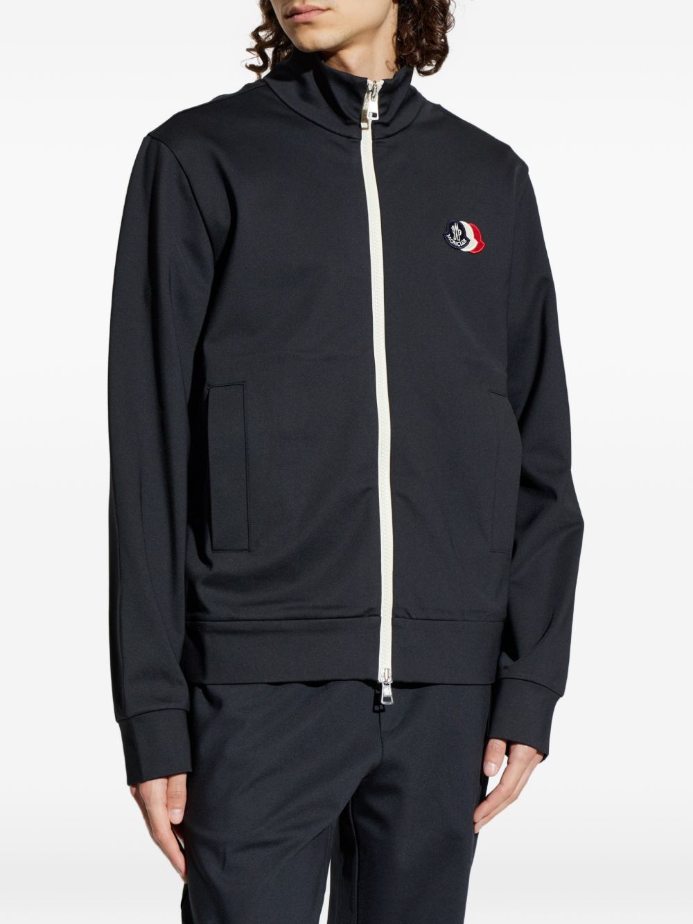 Giacca con zip in blu Moncler - uomo 