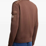 Cardiagn con zip in marrone 