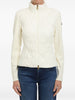 Ivory padded zip-up jacket